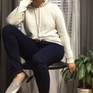 ANTHROPOLOGIE// SLEEPING ON SNOW • Knit Hoodie S